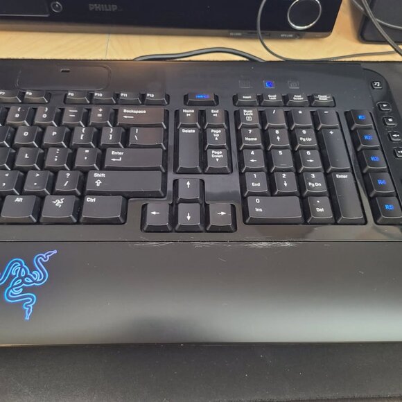 Razer Tarantula Gaming Keyboard RZ03-0007 - USB wired - USB Ports, Audio in/out - Picture 4 of 8